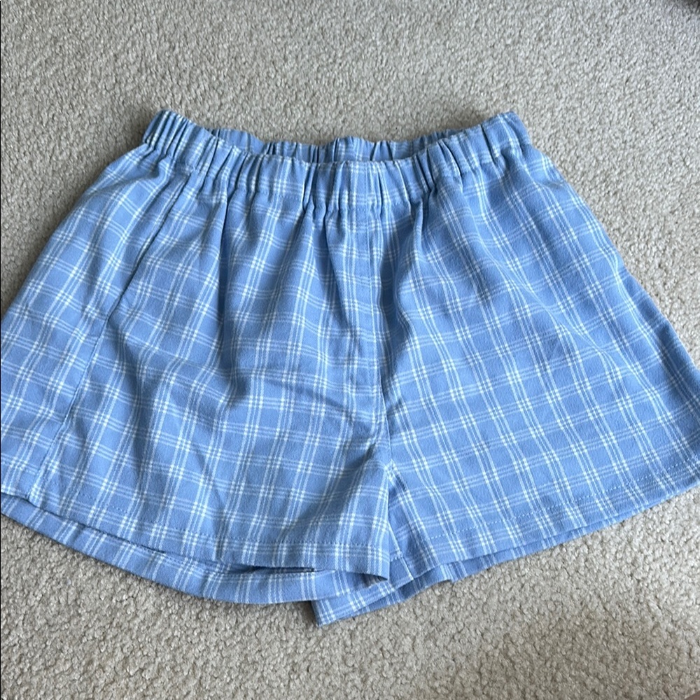 Brandy Blue Plaid Women's Shorts